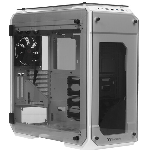 Купить Корпус Thermaltake View 71 Tempered Glass Snow Edition [CA-1I7-00F6WN-00] белый в интернет-магазине DNS. Характеристики, цена Thermaltake View 71 Tempered Glass Snow Edition | 1304808.