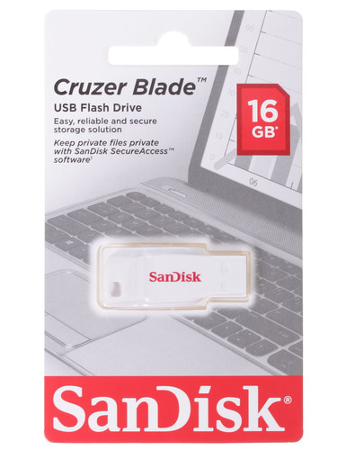 Купить Память USB Flash 16 ГБ SanDisk Cruzer Blade [SDCZ50C-016G-B35W] в интернет-магазине DNS. Характеристики, цена SanDisk Cruzer Blade | 1016120.