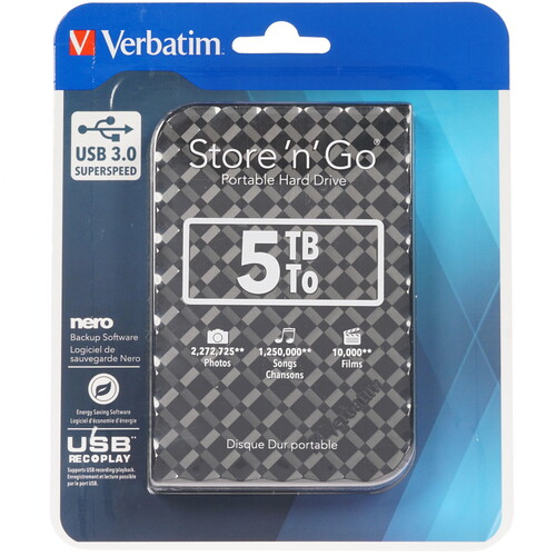 Купить Внешний HDD Verbatim Store 'n' Go в интернет-магазине DNS. Характеристики, цена Verbatim Store 'n' Go | 1602742.