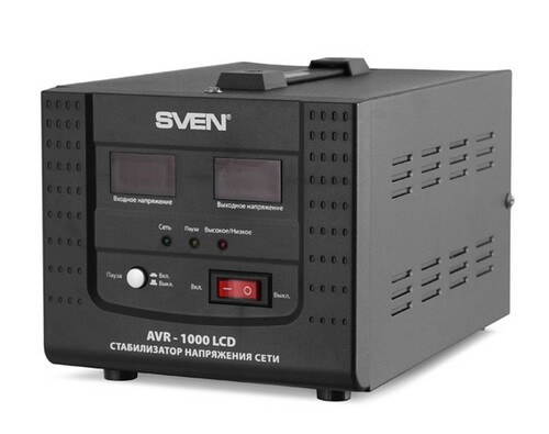 Электрическая схема стабилизатора напряжения sven avr 800 Купить Стабилизатор напряжения SVEN AVR-1000 LCD в интернет магазине DNS. Характ
