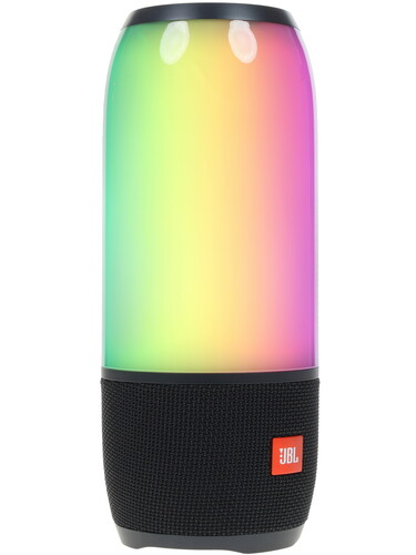 Купить Колонка портативная JBL Pulse 3 [20 Вт, стерео, Bluetooth, AUX, 6000 мА*ч, время работы - 12 ч,черный] в интернет-магазине DNS. Характеристики, цена  | 1176315.