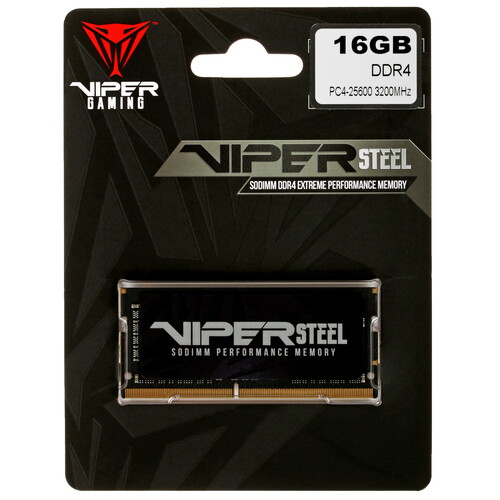 Купить Оперативная память SODIMM Patriot Viper Steel [PVS416G320C8S] 16 ГБ в интернет-магазине DNS. Характеристики, цена Patriot Viper Steel | 5029575.