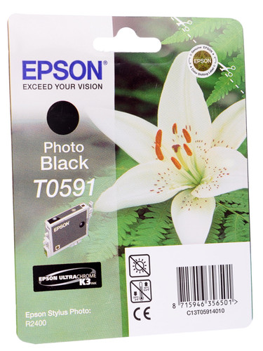Купить Картридж Epson T0591 черный в интернет-магазине DNS. Характеристики, цена Epson T0591 | 0010509.