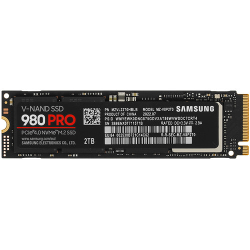 Купить 2000 ГБ M.2 NVMe накопитель Samsung 980 PRO [MZ-V8P2T0BW] в интернет-магазине DNS. Характеристики, цена Samsung 980 PRO | 5064946.