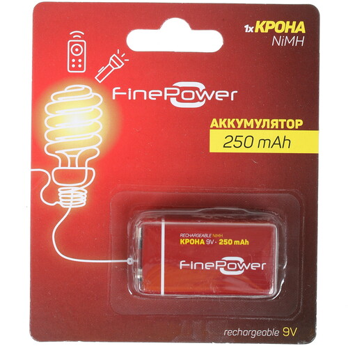 Купить Аккумулятор FinePower KT-1300 250 мА*ч в интернет магазине DNS ...