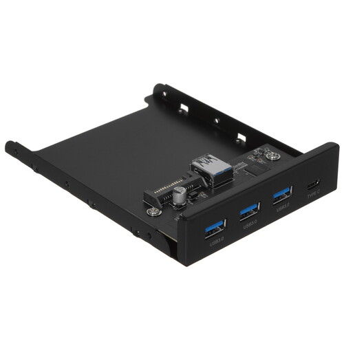 Купить Плата расширения Gembird FP3.5-USB3-3A1C в интернет-магазине DNS. Характеристики, цена Gembird FP3.5-USB3-3A1C | 5421036.