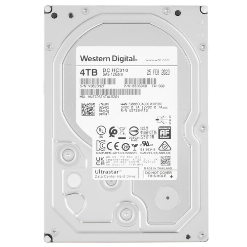 Купить LFF (3.5") Серверный HDD WD Ultrastar DC HC310 HUS726T4TAL5204 в интернет-магазине DNS. Характеристики, цена WD Ultrastar DC HC310 HUS726T4TAL5204 | 5408792.