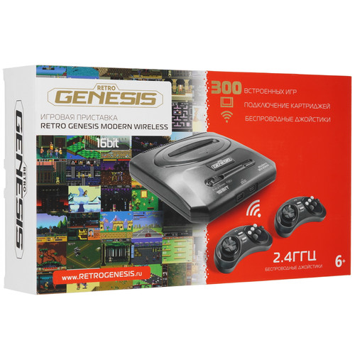 Купить Ретро-консоль Retro Genesis Modern Wireless + 300 игр в интернет-магазине DNS. Характеристики, цена Retro Genesis Modern Wireless | 1679374.
