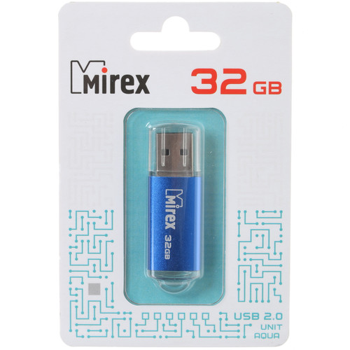 Купить Память USB Flash 32 ГБ Mirex Unit [13600-FMUAQU32] в интернет-магазине DNS. Характеристики, цена Mirex Unit | 4867940.