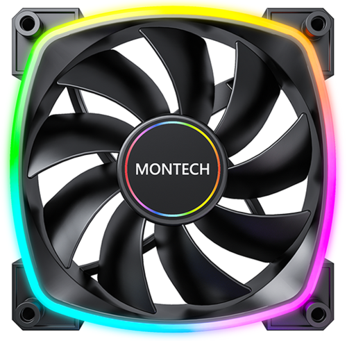 Купить Вентилятор Montech AX 140 PWM  черный в интернет-магазине DNS. Характеристики, цена Montech AX 140 PWM | 5433917.