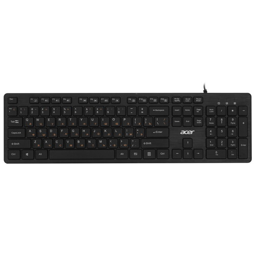 Купить Клавиатура  проводная Acer OKW122 в интернет-магазине DNS. Характеристики, цена Acer OKW122 | 5097268.