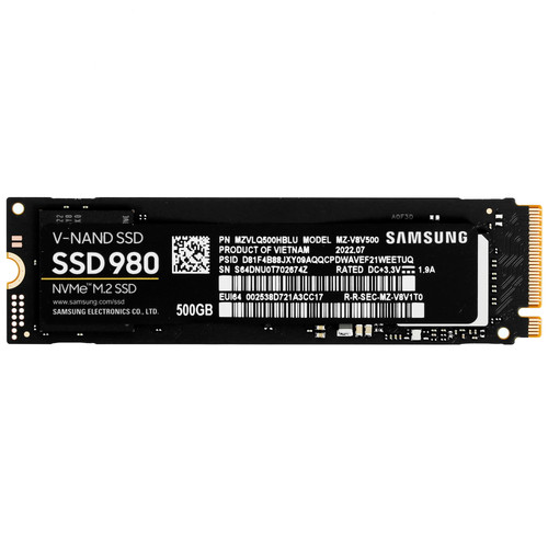 Купить 500 ГБ M.2 NVMe накопитель Samsung 980 [MZ-V8V500BW] в интернет-магазине DNS. Характеристики, цена Samsung 980 | 5052347.