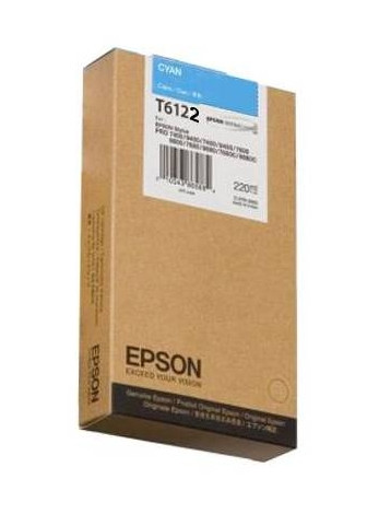 Купить Картридж Epson T6122 голубой в интернет-магазине DNS. Характеристики, цена Epson T6122 | 0117315.