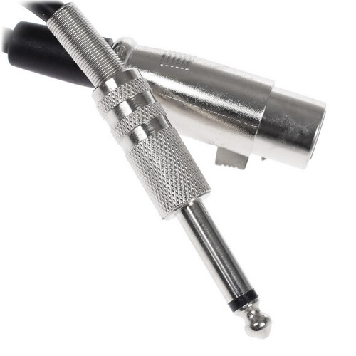 Купить Кабель DEXP 6.3 mm jack mono - XLR черный в интернет-магазине DNS. Характеристики, цена  | 1078308.