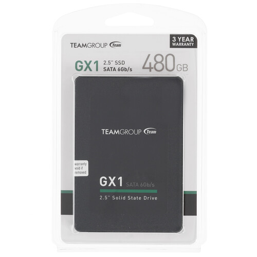 Купить 480 ГБ 2.5" SATA накопитель TEAMGROUP GX1 [T253X1480G0C101] в интернет-магазине DNS. Характеристики, цена TEAMGROUP GX1 | 1606881.