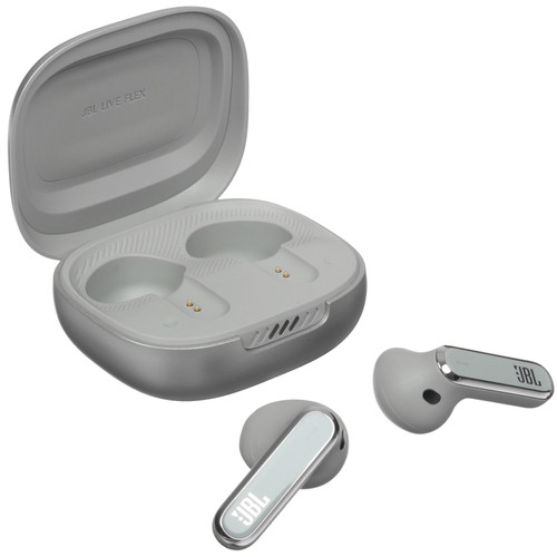 Купить Наушники TWS JBL Live Flex  серый 2023 в интернет-магазине DNS. Характеристики, цена JBL Live Flex | 5436843.