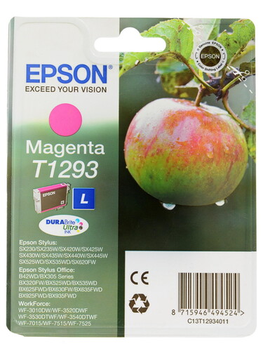 Купить Картридж Epson T1293 L пурпурный в интернет-магазине DNS. Характеристики, цена Epson T1293 L | 0126047.