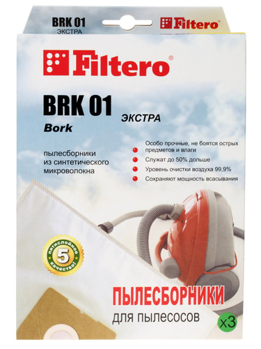 Купить Мешок-пылесборник Filtero BRK 01 Экстра в интернет-магазине DNS. Характеристики, цена Filtero BRK 01 Экстра | 6678547.