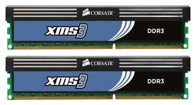 Купить Память DIMM DDR3  2048MBx2 PC12800 1600MHz Corsair XMS3  7-8-7-20 [CMX4GX3M2A1600C7] Retail в интернет-магазине DNS. Характеристики, цена  | 0122742.
