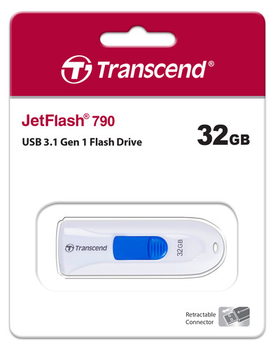 Купить Память USB Flash 32 ГБ Transcend JetFlash 790W [TS32GJF790W] в интернет-магазине DNS. Характеристики, цена Transcend JetFlash 790W | 1105913.