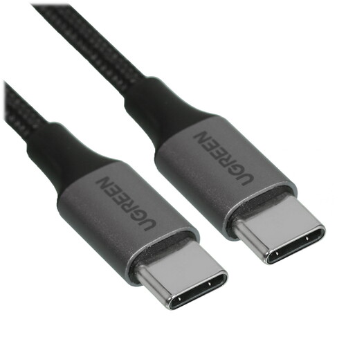 Купить Кабель Ugreen USB Type-C - USB Type-C серый 1 м в интернет-магазине DNS. Характеристики, цена Ugreen US261 | 5099286.