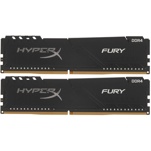 Купить Оперативная память Kingston HyperX FURY Black [HX436C17FB3K2/16 ...