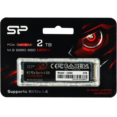 Купить 2000 ГБ M.2 NVMe накопитель Silicon Power UD85 [SP02KGBP44UD8505] в интернет-магазине DNS. Характеристики, цена Silicon Power UD85 | 5405656.
