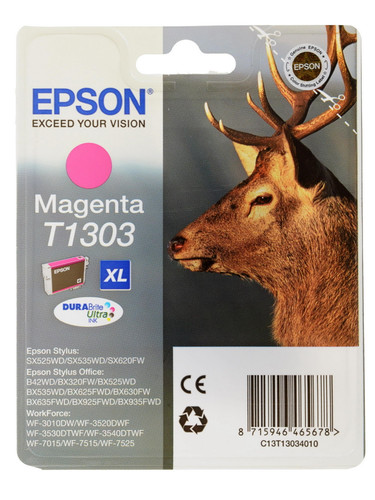 Купить Картридж Epson T1303 XL пурпурный в интернет-магазине DNS. Характеристики, цена Epson T1303 XL | 0126054.