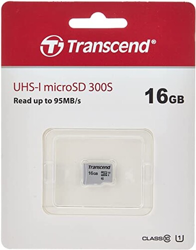 Купить Карта памяти Transcend 300S microSDHC 16 ГБ [TS16GUSD300S] в интернет-магазине DNS. Характеристики, цена  | 4900627.