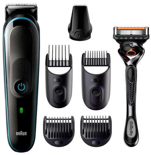 Купить Триммер Braun MGK5345 черный/синий в интернет-магазине DNS. Характеристики, цена Braun MGK5345 | 5098953.