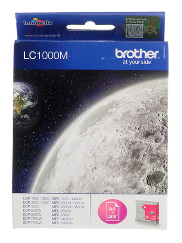 Купить Картридж Brother LC-1000M пурпурный в интернет-магазине DNS. Характеристики, цена Brother LC-1000M | 2500677.