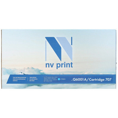 Купить Картридж лазерный NV Print Q6001A голубой, с чипом в интернет-магазине DNS. Характеристики, цена NV Print Q6001A | 7978817.