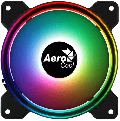 Купить Вентилятор AeroCool Saturn 12F DRGB [ACF3-ST10227.01] черный в интернет-магазине DNS. Характеристики, цена AeroCool Saturn 12F DRGB | 5445957.