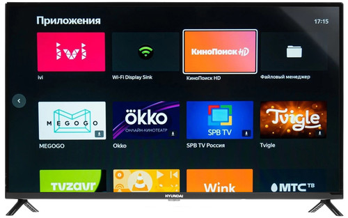 Купить 43" (109 см) Телевизор Hyundai H-LED43FU7001 черный в интернет-магазине DNS. Характеристики, цена Hyundai H-LED43FU7001 | 5310168.