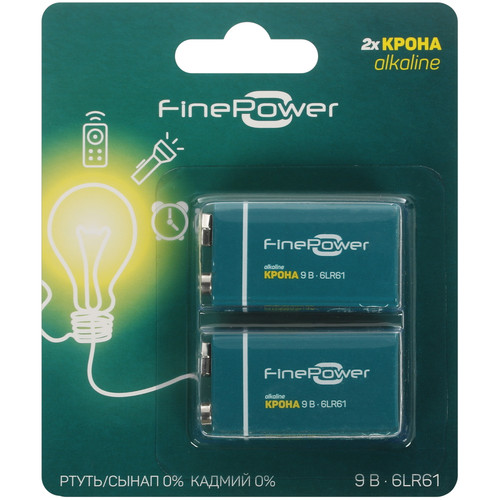 Купить Батарейка FinePower в интернет-магазине DNS. Характеристики, цена FinePower | 5090053.