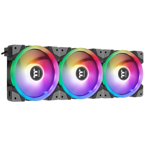 Купить Комплект вентиляторов Thermaltake SWAFAN EX12 RGB 3 Pack [CL-F143-PL12SW-A] черный в интернет-магазине DNS. Характеристики, цена Thermaltake SWAFAN EX12 RGB 3 Pack | 5098999.