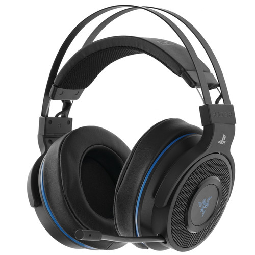Купить Наушники беспроводные Razer Thresher for PS4 [охватывающие, закрытые, 12-28000 Гц, микр., рег.гром., bluetooth, 3,5мм] в интернет-магазине DNS. Характеристики, цена  | 1627897.