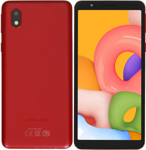 Купить 5.3" Смартфон Samsung Galaxy A01 Core 16 ГБ красный в интернет-магазине DNS. Характеристики, цена Samsung Galaxy A01 Core | 1677923.