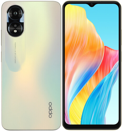 Купить 6.56" Смартфон OPPO A38 128 ГБ золотистый в интернет-магазине DNS. Характеристики, цена OPPO A38 | 5430123.