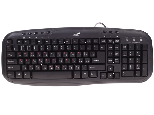 Купить Клавиатура проводная Genius KB-M200 Black USB в интернет ...