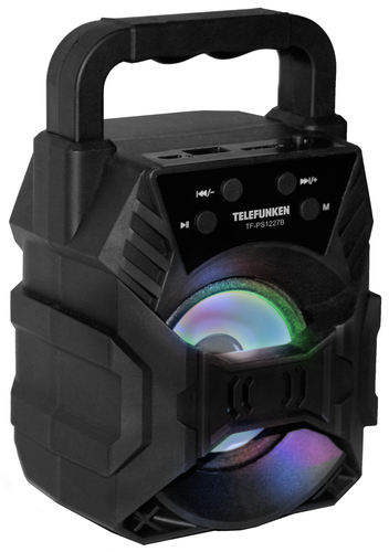 Купить Колонка портативная TF-PS1227B [8Вт, Bluetooth, USB, SD, FM, подсветка, чёрный] в интернет-магазине DNS. Характеристики, цена  | 4833187.
