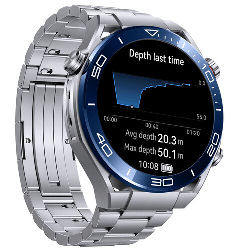 Купить Смарт-часы HUAWEI WATCH Ultimate Steel + доп. ремешок в интернет-магазине DNS. Характеристики, цена HUAWEI WATCH Ultimate | 5412998.