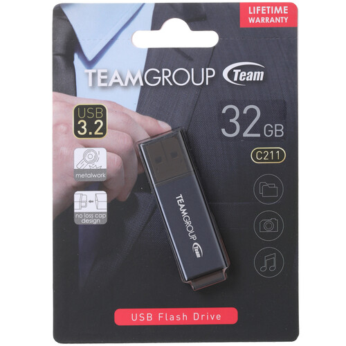 Купить Память USB Flash 32 ГБ Team Group C211 [TC211332GL01] в интернет-магазине DNS. Характеристики, цена Team Group C211 | 4851377.