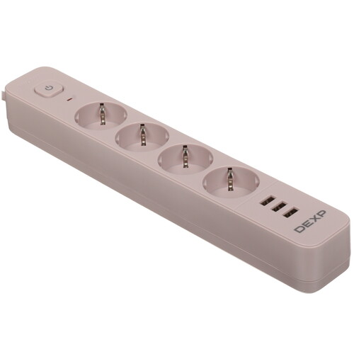 Купить Сетевой фильтр DEXP Intensity 418WU Beige бежевый в интернет-магазине DNS. Характеристики, цена DEXP Intensity 418WU Beige | 5419962.