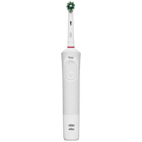 Купить Электрическая зубная щетка Braun Oral-B Vitality Pro D103.413.3 Protect X Clean Cross Action белый в интернет-магазине DNS. Характеристики, цена Braun Oral-B Vitality Pro D103.413.3 Protect X Clean Cross Action | 5414410.