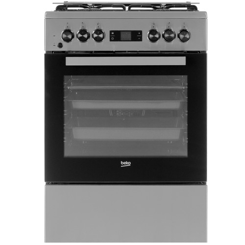 Купить Комбинированная плита Beko FSM62320TXD серебристый в интернет-магазине DNS. Характеристики, цена Beko FSM62320TXD | 5329053.