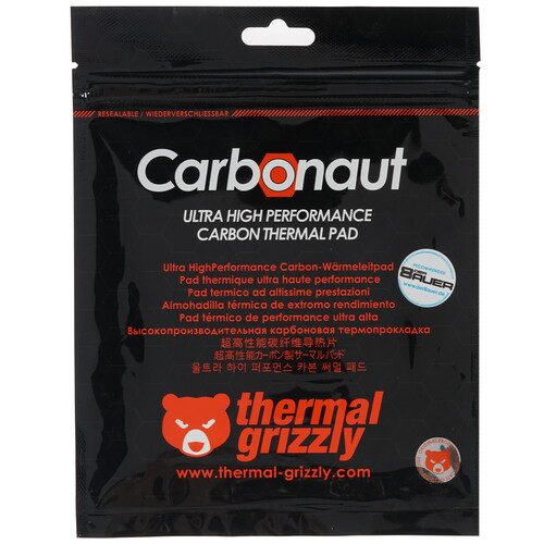 Купить Термопрокладка  Thermal Grizzly Carbonaut [TG-CA-25-25-02-R] в интернет-магазине DNS. Характеристики, цена Thermal Grizzly Carbonaut | 1347839.