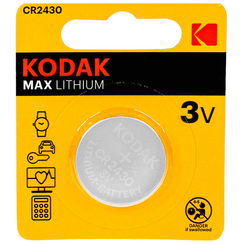 Купить Батарейка Kodak MAX Lithium CR2430 в интернет-магазине DNS. Характеристики, цена Kodak MAX Lithium | 5318929.