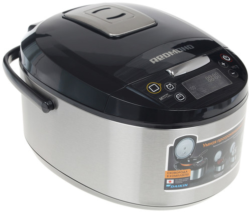 Купить Мультикухня Redmond RMK-M452 черный [5 л, 860 Вт, управление - сенсор, программ - 13, поддержание температуры, отложенный старт] в интернет-магазине DNS. Характеристики, цена  | 1158531.