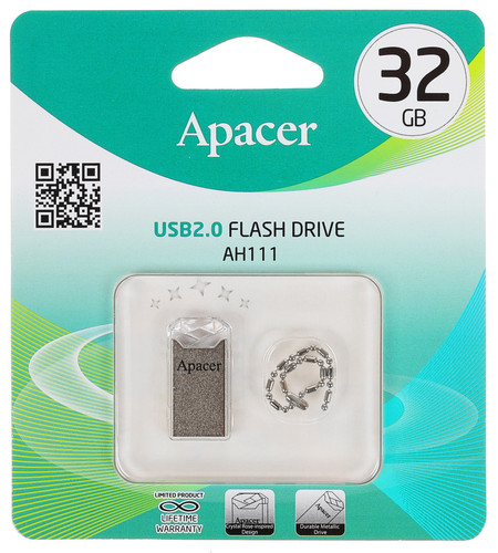 Купить Память USB Flash 32 ГБ Apacer AH111 [AP32GAH111CR-1] в интернет-магазине DNS. Характеристики, цена Apacer AH111 | 1191496.